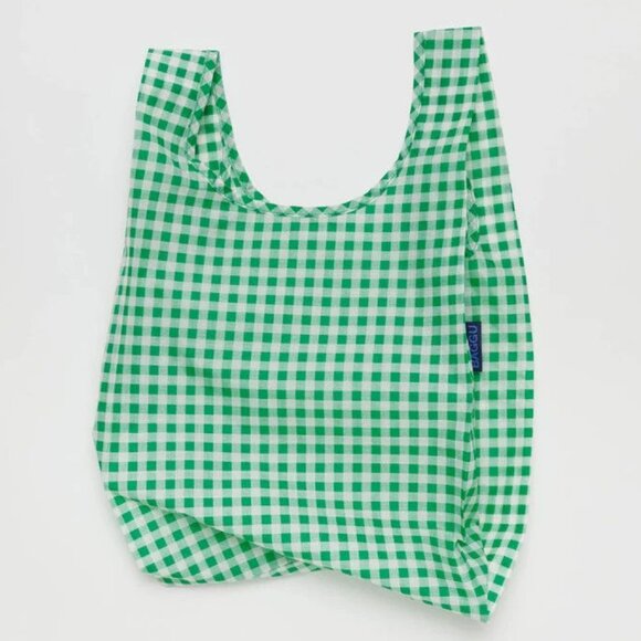 BAGGU Handbags - NWT Baby Baggu - Green Gingham
